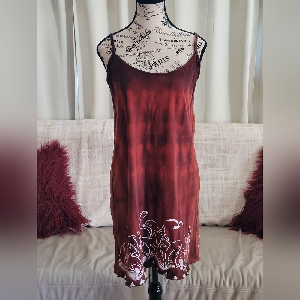 🌷2/$15 Cute reversable dress from Mexico. Size small.